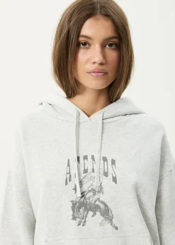 Outerwear<Afends Cosmic Cow  -  Hoodie Grey Marle