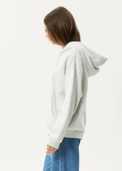 Outerwear<Afends Cosmic Cow  -  Hoodie Grey Marle