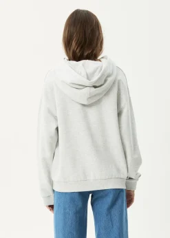 Outerwear<Afends Cosmic Cow  -  Hoodie Grey Marle
