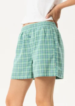 Shorts<Afends Creator - Boxer Short Pine