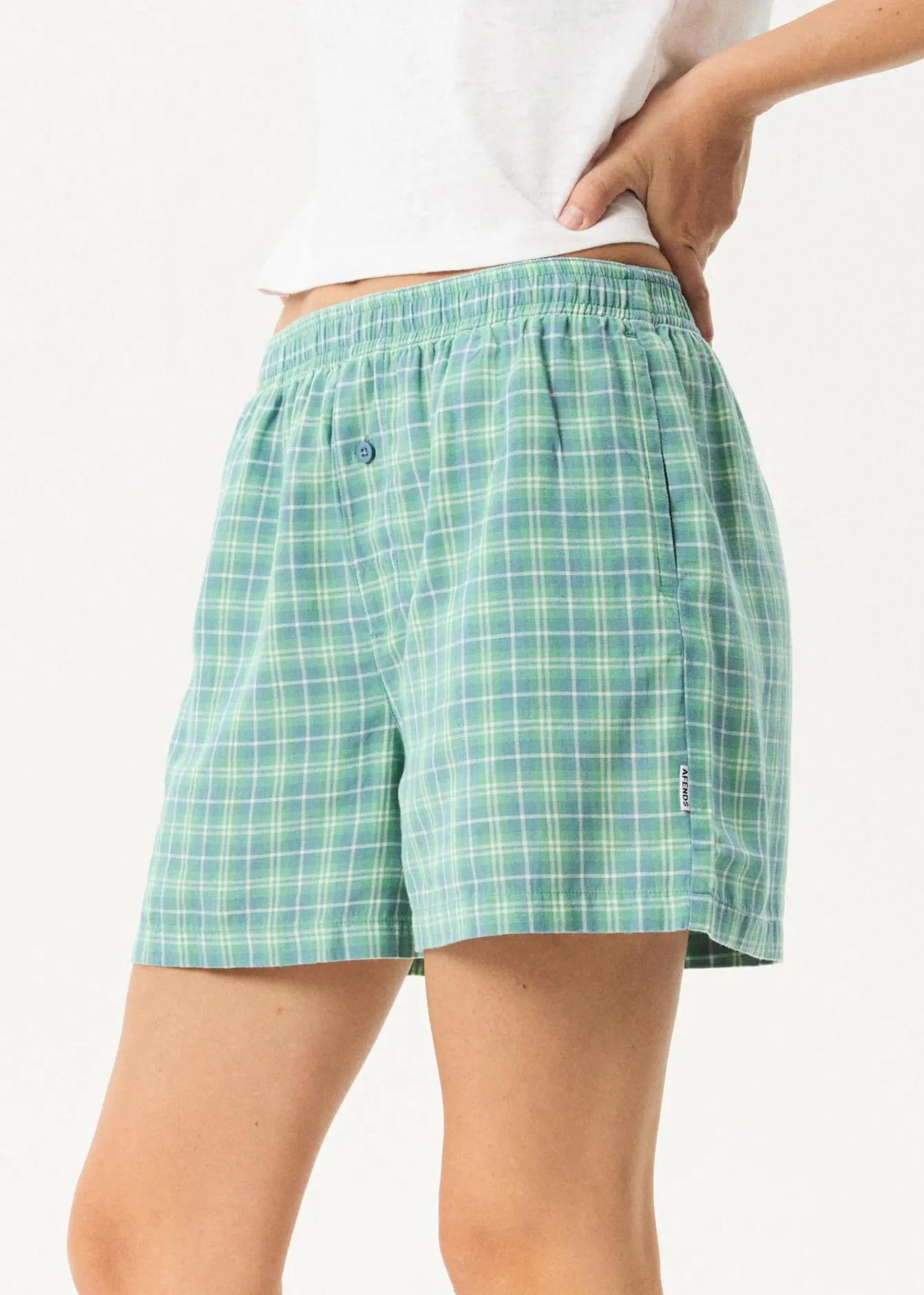 Shorts<Afends Creator - Boxer Short Pine