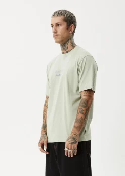 T-Shirts<Afends Creator  - Retro Tee Eucalyptus