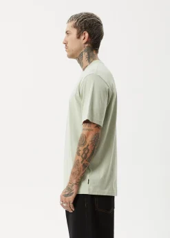 T-Shirts<Afends Creator  - Retro Tee Eucalyptus