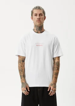 T-Shirts<Afends Creator  - Retro Tee White