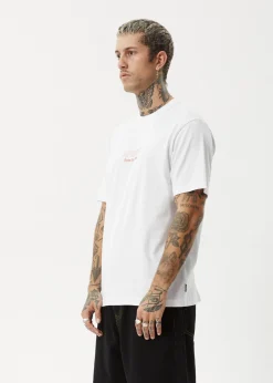 T-Shirts<Afends Creator - Retro Tee White