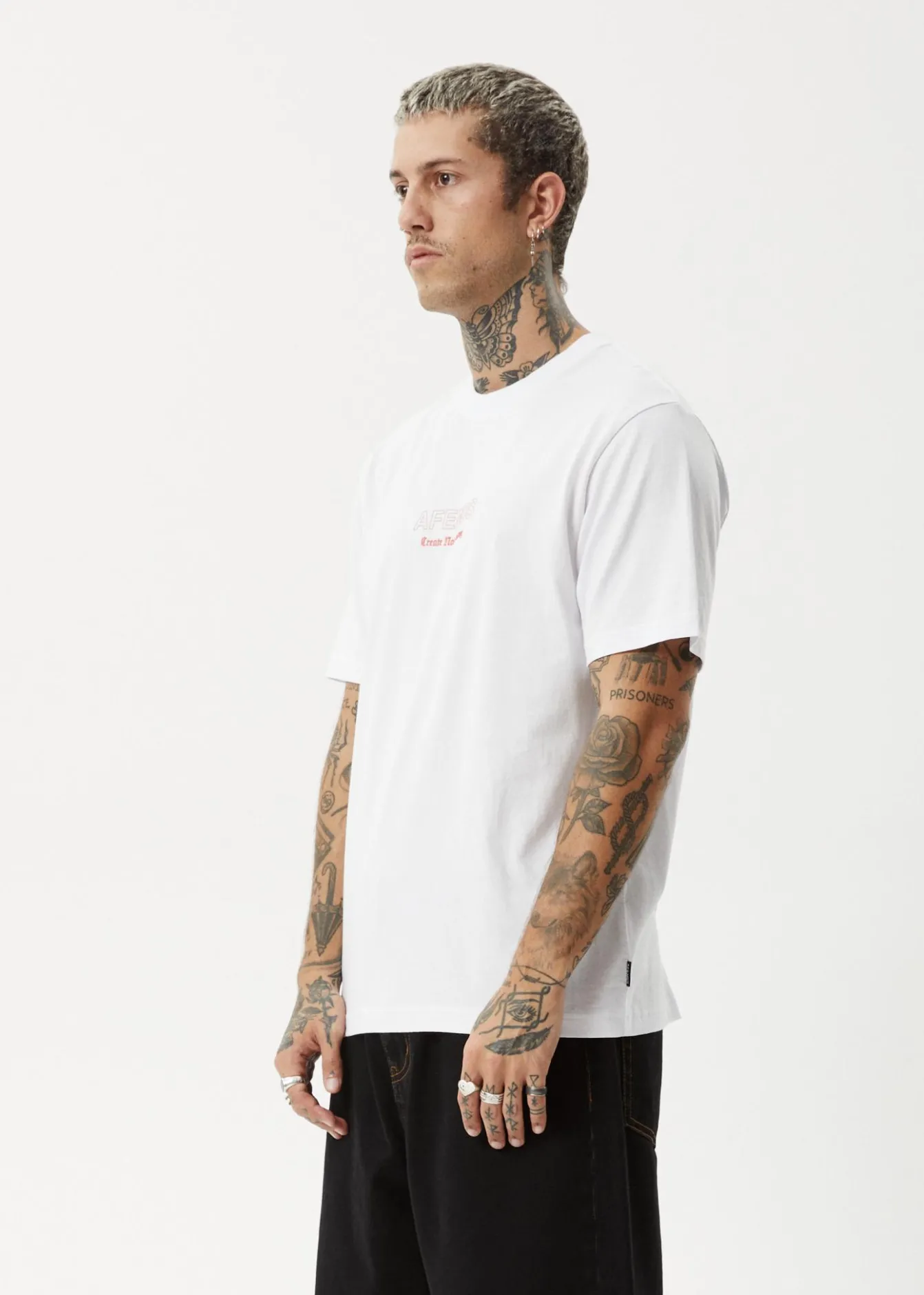 T-Shirts<Afends Creator - Retro Tee White