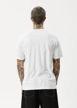 T-Shirts<Afends Creator - Retro Tee White