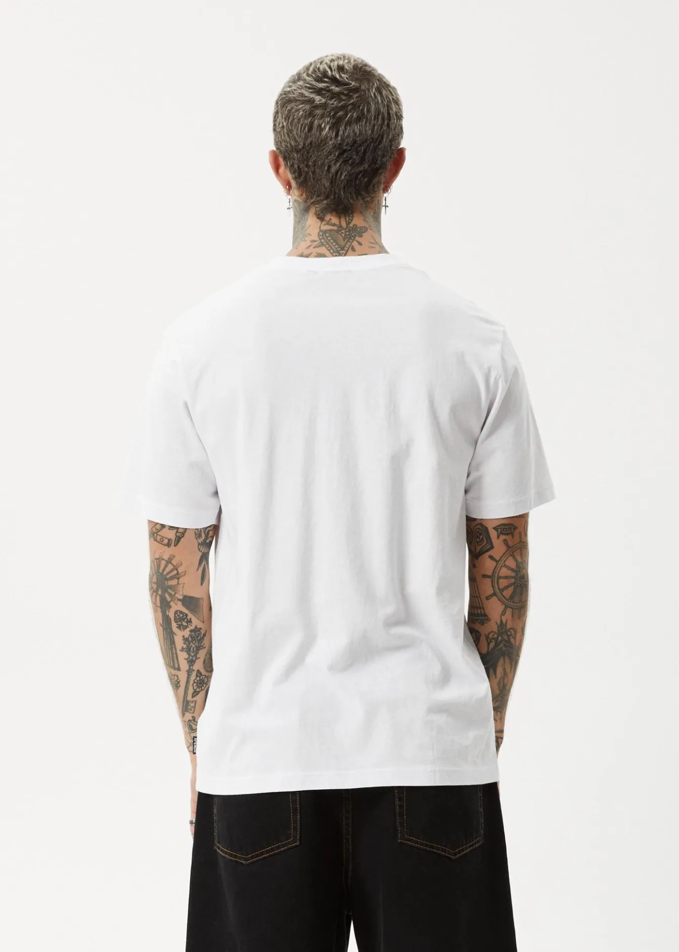 T-Shirts<Afends Creator - Retro Tee White