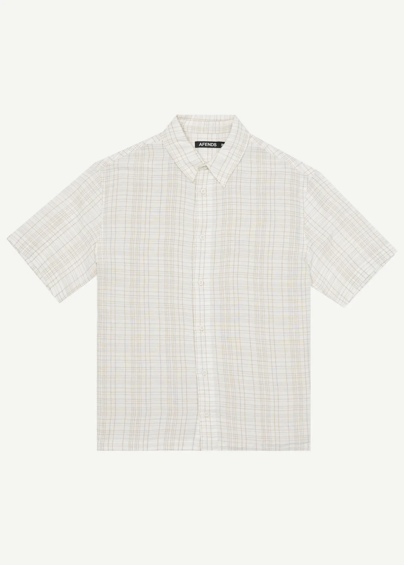 Shirts|Sets & Co-Ords<Afends Criss Cross - Short Sleeve Shirt Taupe