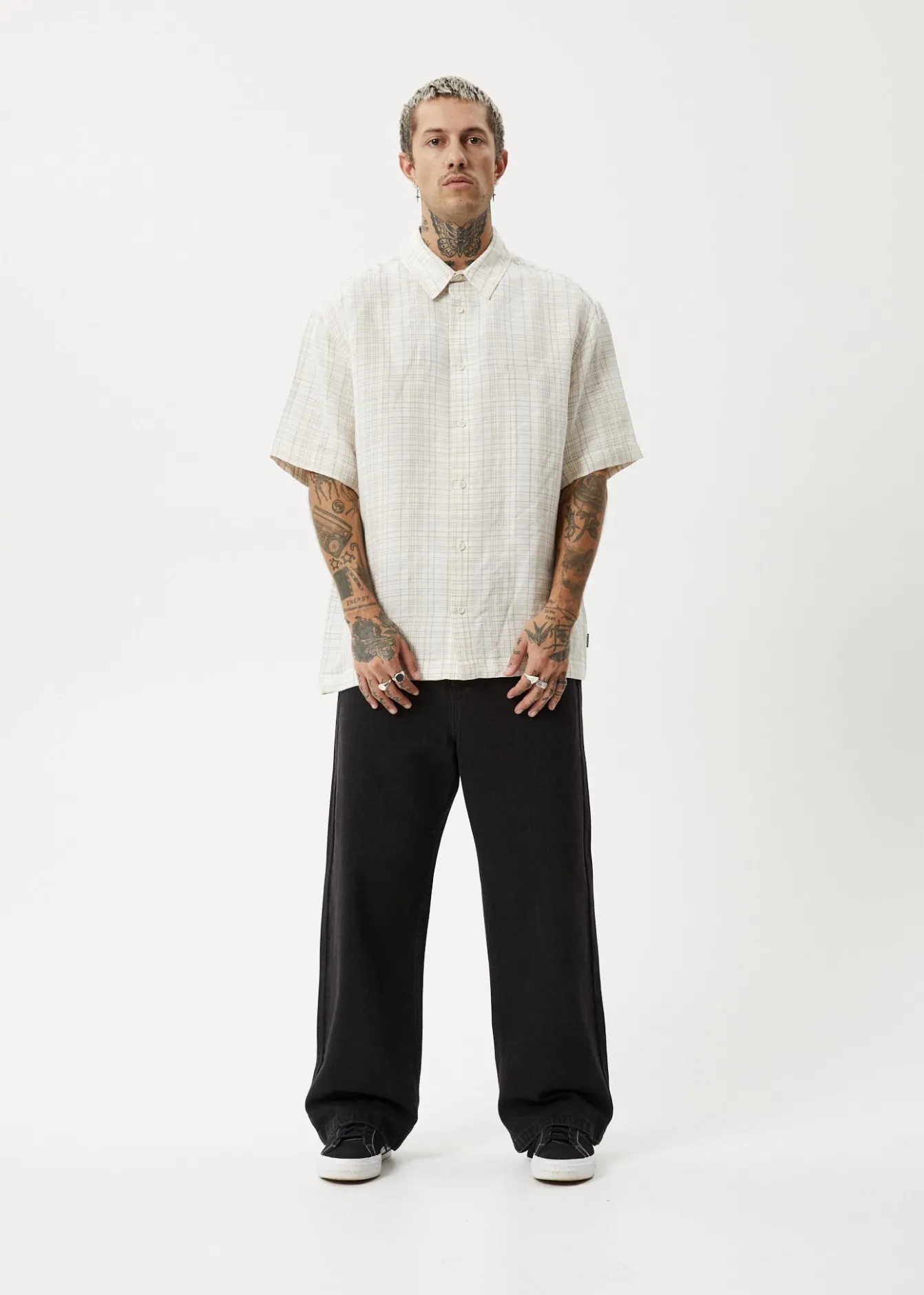Shirts|Sets & Co-Ords<Afends Criss Cross - Short Sleeve Shirt Taupe