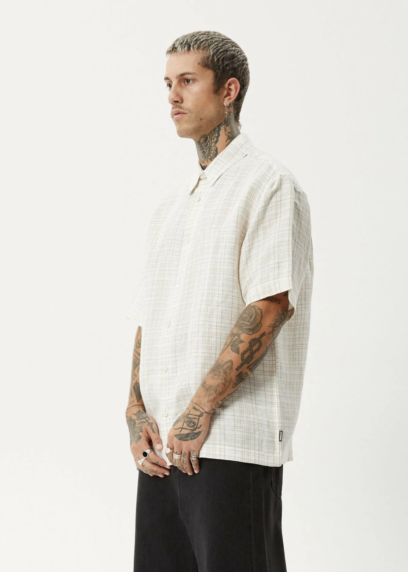 Shirts|Sets & Co-Ords<Afends Criss Cross - Short Sleeve Shirt Taupe