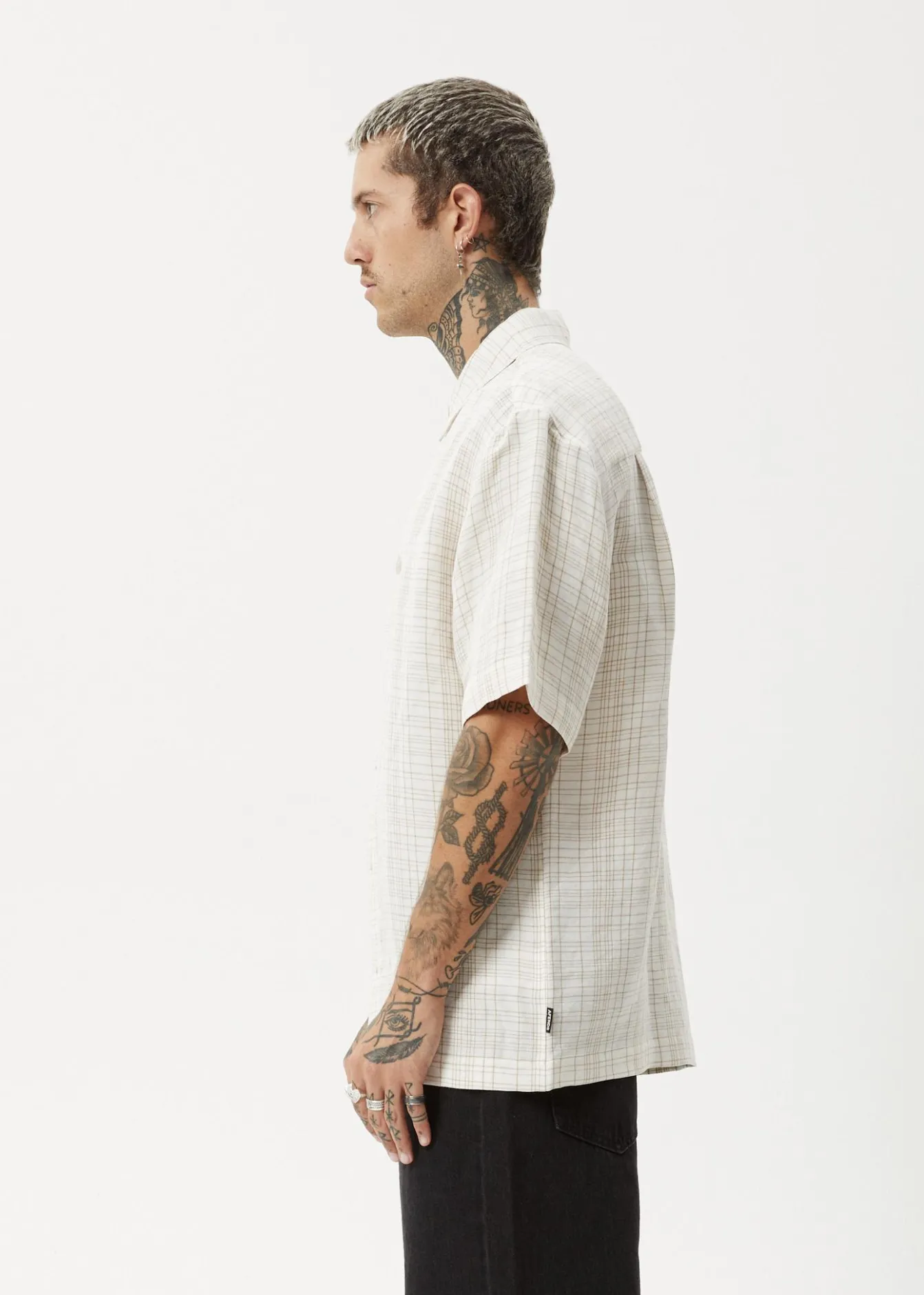 Shirts|Sets & Co-Ords<Afends Criss Cross - Short Sleeve Shirt Taupe