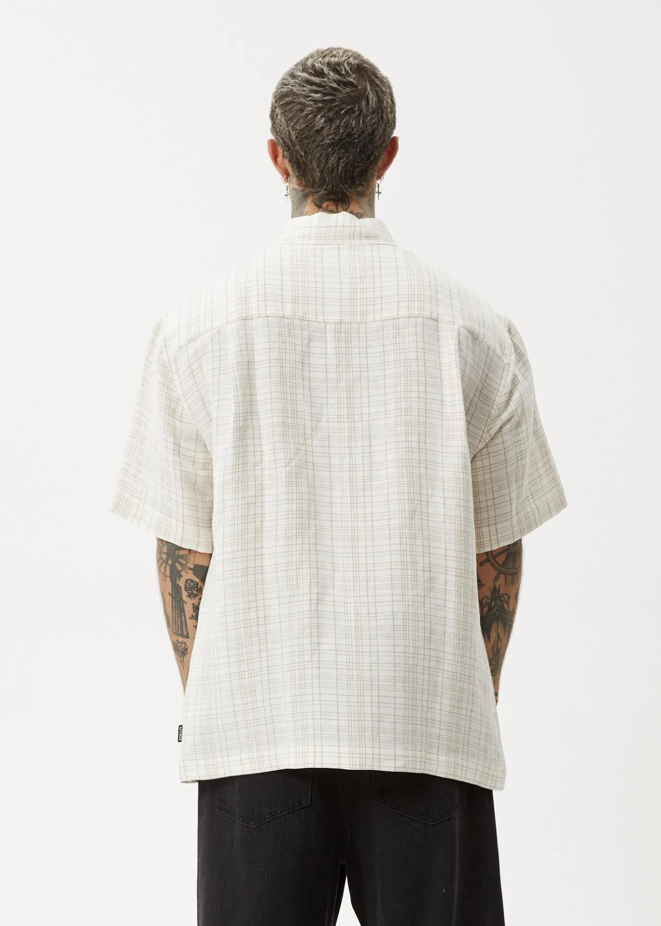 Shirts|Sets & Co-Ords<Afends Criss Cross - Short Sleeve Shirt Taupe