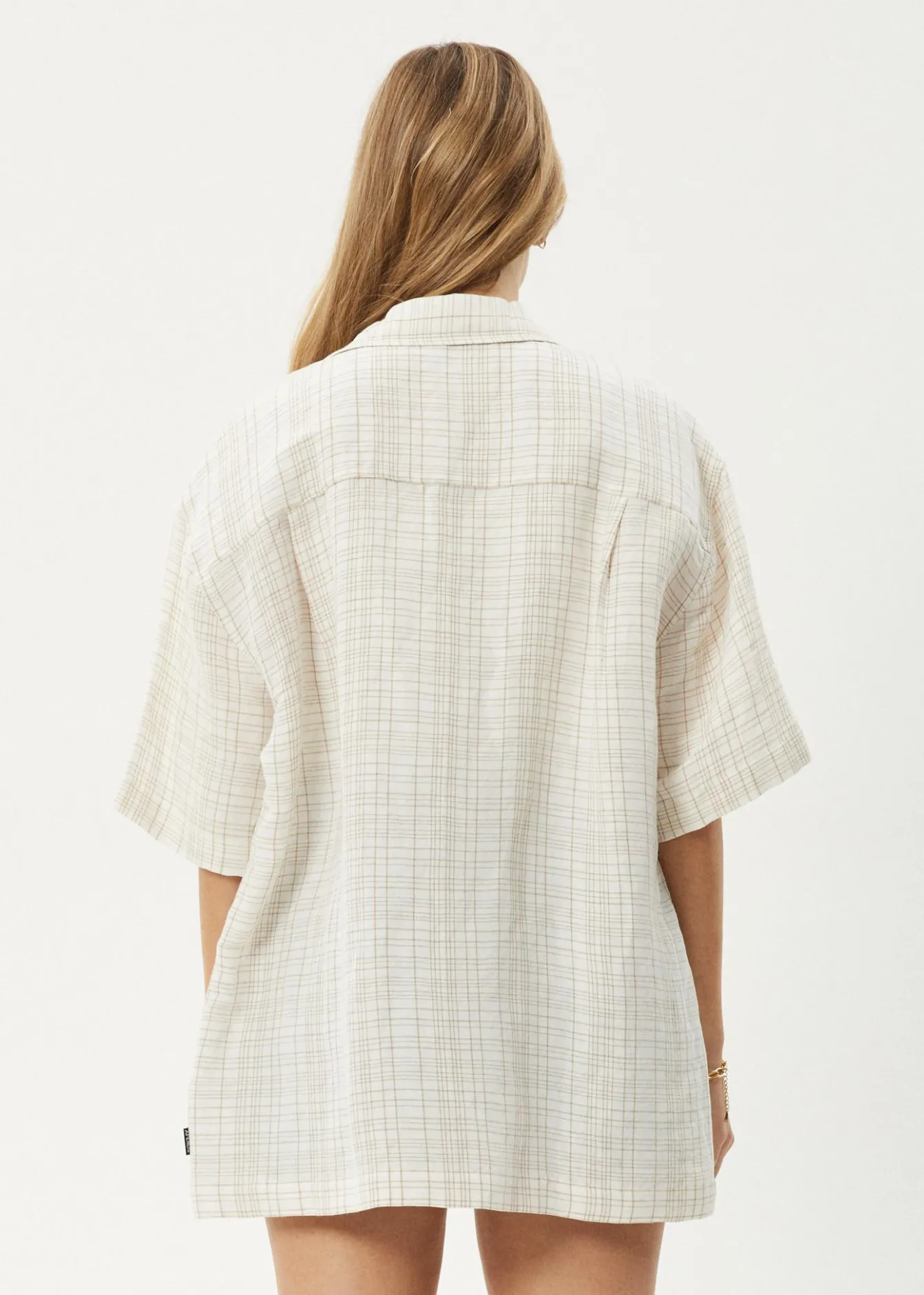 Shirts|Sets & Co-Ords<Afends Criss Cross - Short Sleeve Shirt Taupe