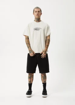 T-Shirts<Afends Cultivate Me - Boxy Tee Moonbeam