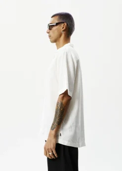 Shirts<Afends Daily  - Cuban Short Sleeve Shirt White