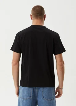T-Shirts<Afends Daisy Chain  - Boxy Tee Black