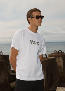 T-Shirts<Afends Daisy Chain  - Boxy Tee White