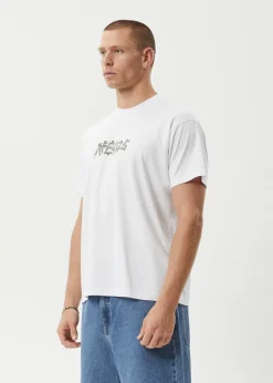 T-Shirts<Afends Daisy Chain  - Boxy Tee White