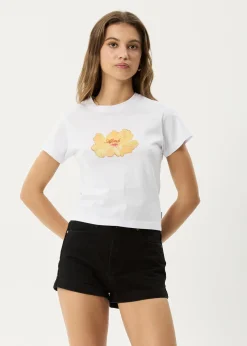 Tees & Shirts<Afends Dark Heaven  - Baby Tee White