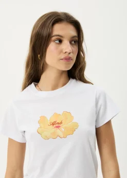 Tees & Shirts<Afends Dark Heaven  - Baby Tee White