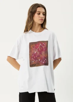 Tees & Shirts<Afends Dark Heaven - Oversized Tee White