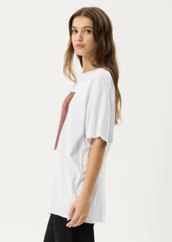 Tees & Shirts<Afends Dark Heaven - Oversized Tee White