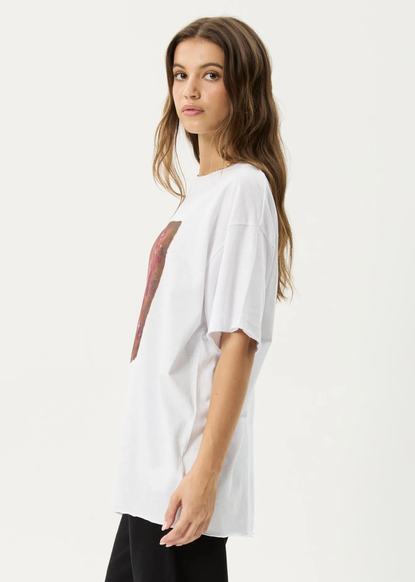Tees & Shirts<Afends Dark Heaven - Oversized Tee White