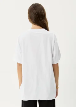 Tees & Shirts<Afends Dark Heaven - Oversized Tee White