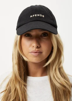 Accessories|Accessories<Afends Daylight  - Panelled Cap Stone Black