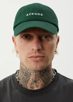 Accessories|Accessories<Afends Daylight  - Panelled Cap Hunter Green
