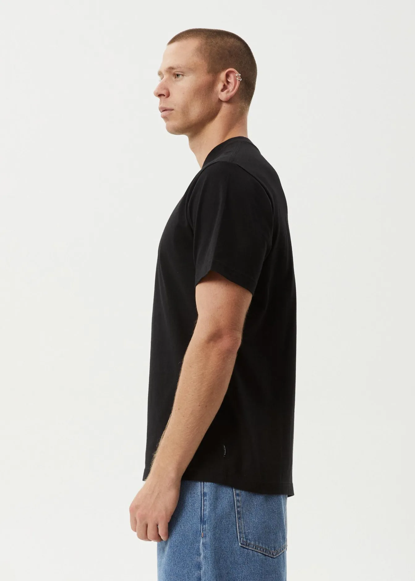 T-Shirts<Afends Deep State - Heavyweight Retro Tee Black