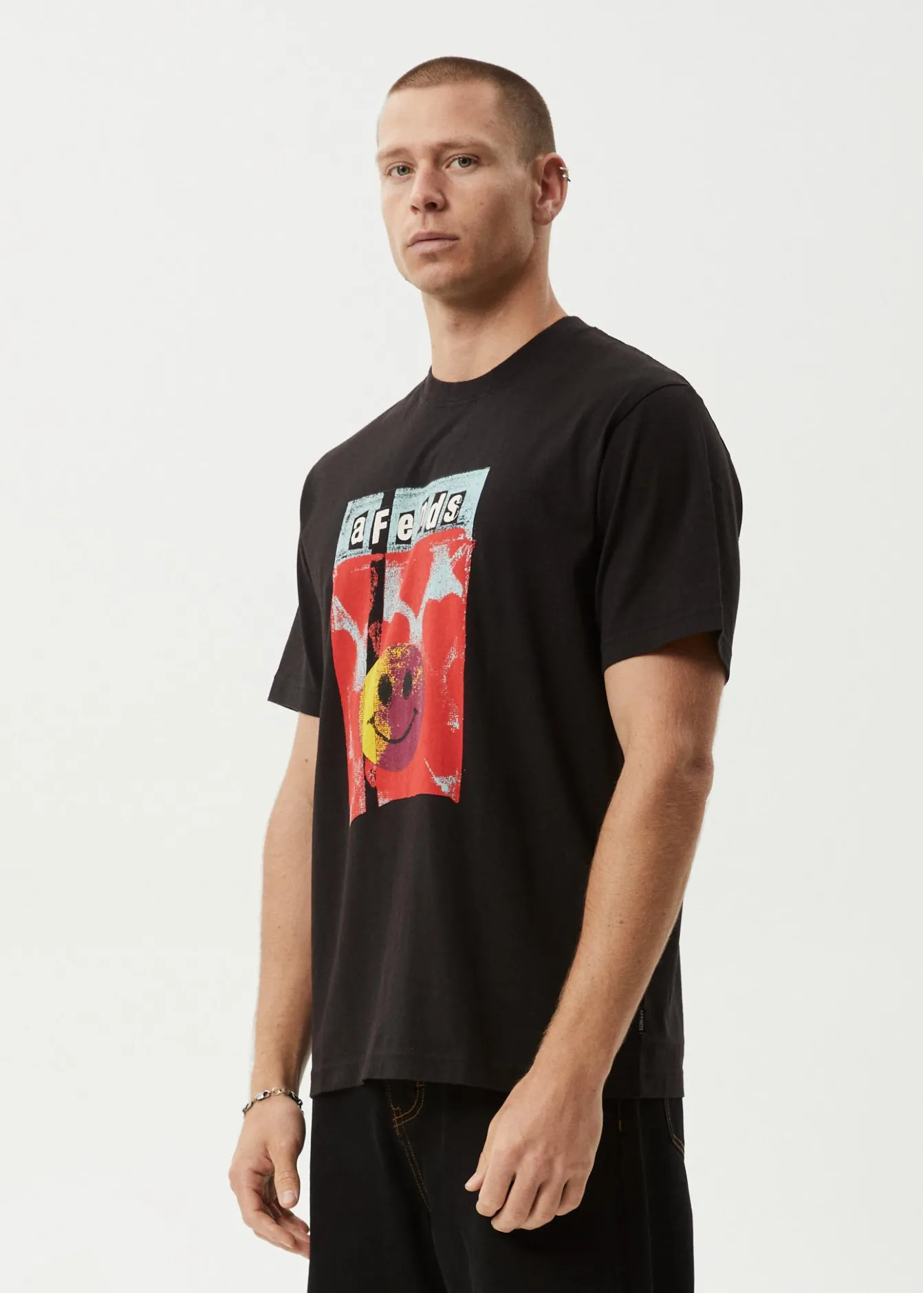 T-Shirts<Afends Dime Bag - Retro Tee Black