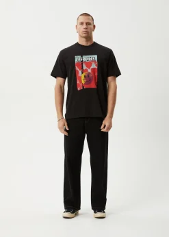 T-Shirts<Afends Dime Bag - Retro Tee Black