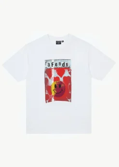 T-Shirts<Afends Dime Bag  - Retro Tee White