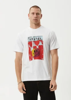 T-Shirts<Afends Dime Bag  - Retro Tee White