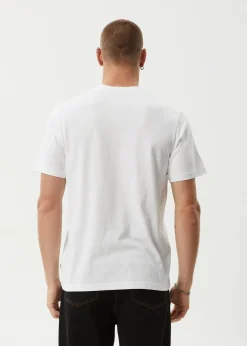 T-Shirts<Afends Dime Bag  - Retro Tee White