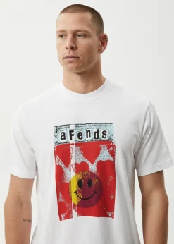 T-Shirts<Afends Dime Bag  - Retro Tee White