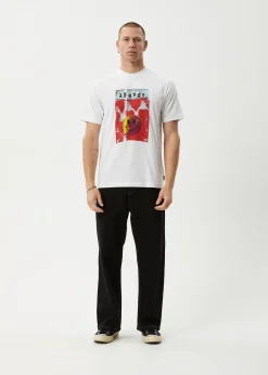 T-Shirts<Afends Dime Bag  - Retro Tee White