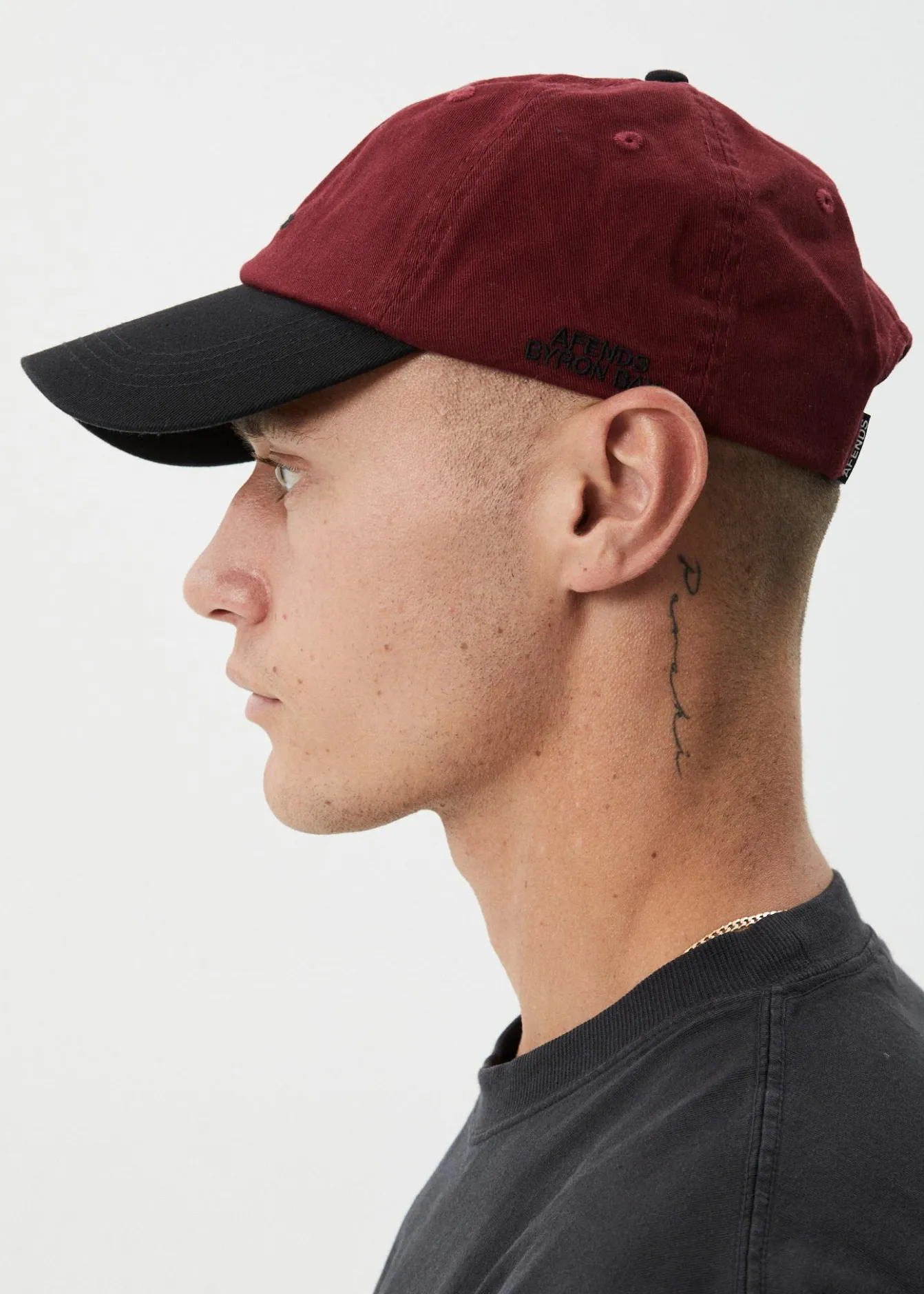 Accessories|Accessories<Afends Disco - Panelled Cap Burgundy