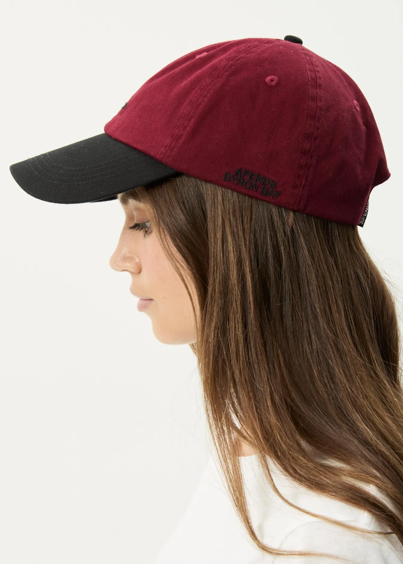 Accessories|Accessories<Afends Disco - Panelled Cap Burgundy