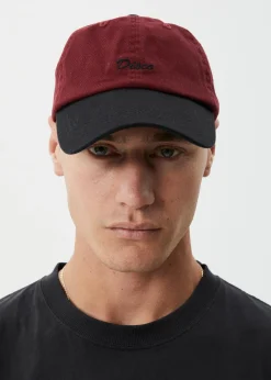 Accessories|Accessories<Afends Disco - Panelled Cap Burgundy