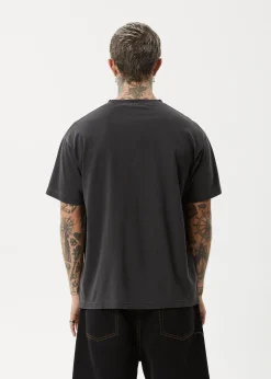 T-Shirts<Afends Doom Gen - Boxy Tee Stone Black