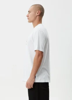 T-Shirts<Afends Dreamer  - Retro Tee White