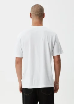 T-Shirts<Afends Dreamer  - Retro Tee White