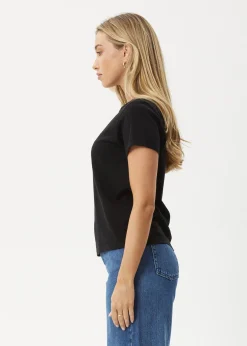 Tees & Shirts|Essentials<Afends Eden - Regular Tee Black