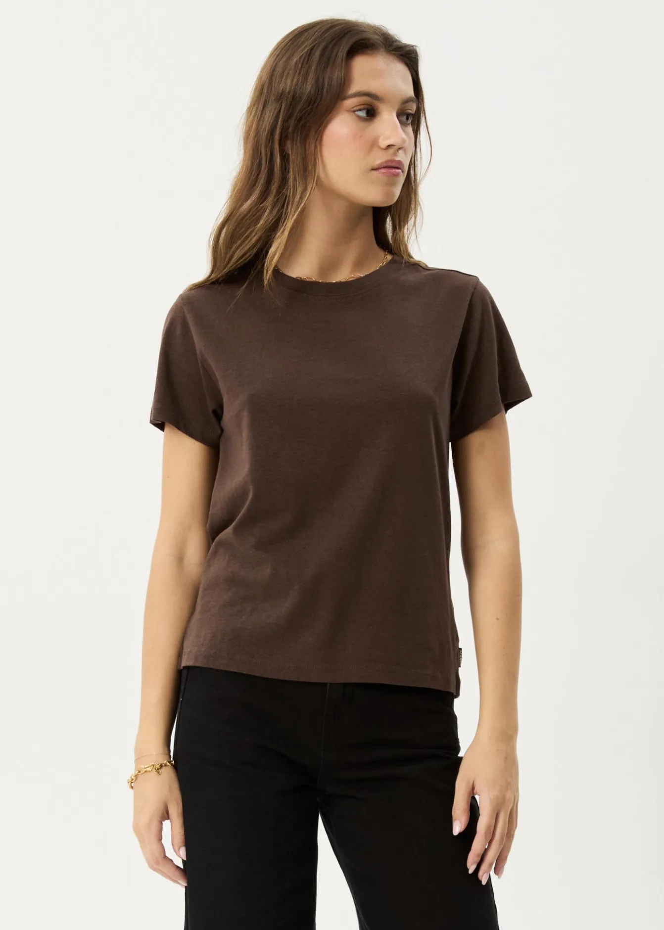 Tees & Shirts|Essentials<Afends Eden - Regular Tee Coffee