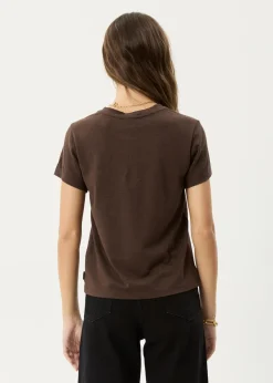 Tees & Shirts|Essentials<Afends Eden - Regular Tee Coffee