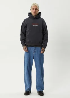 Sweaters & Hoodies<Afends Ember  - Hoodie Charcoal