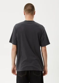 T-Shirts<Afends Ember  - Retro Tee Charcoal